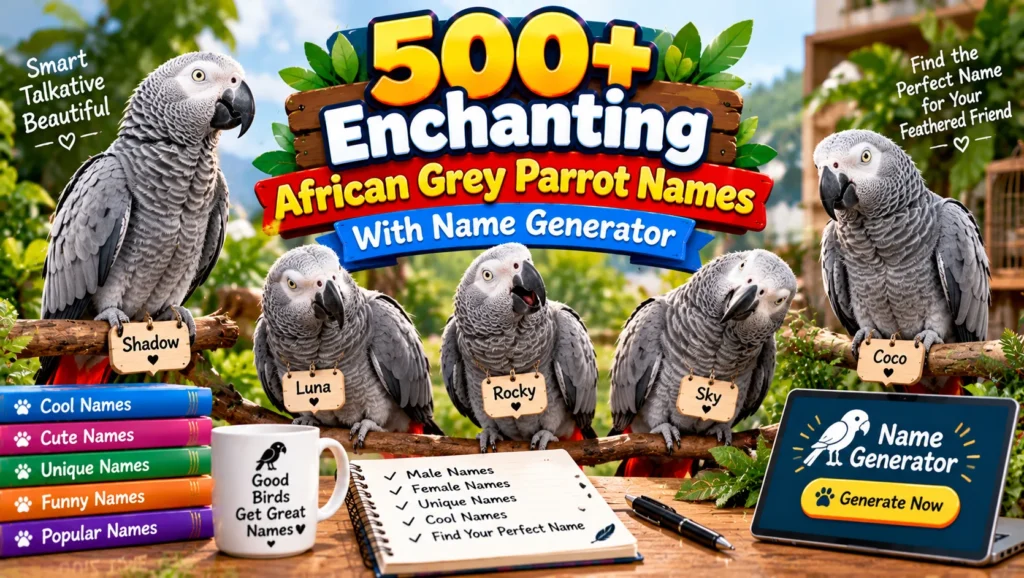 african grey parrot names