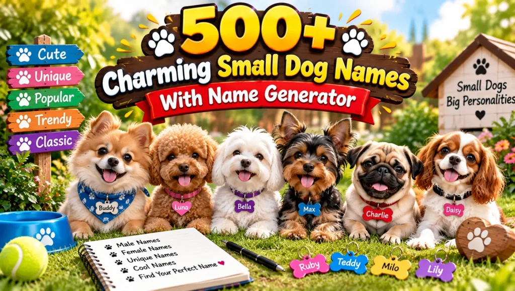 small dog names
