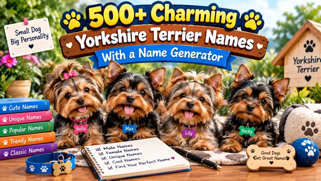 yorkshire terrier names