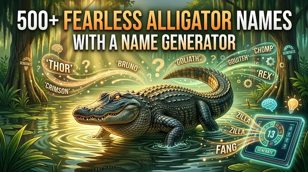alligator names