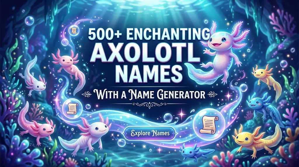 axolotl names
