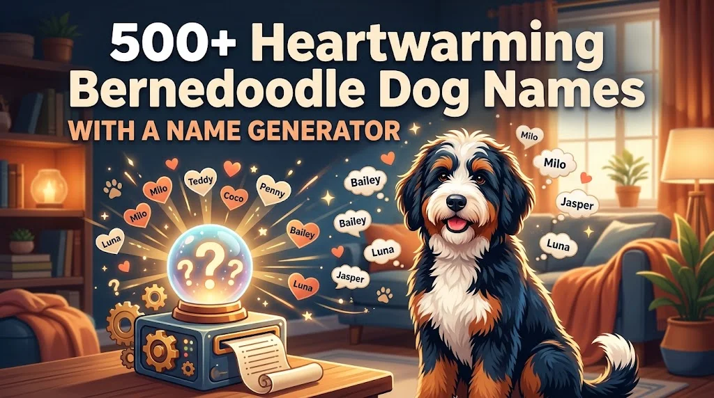 bernedoodle dog names