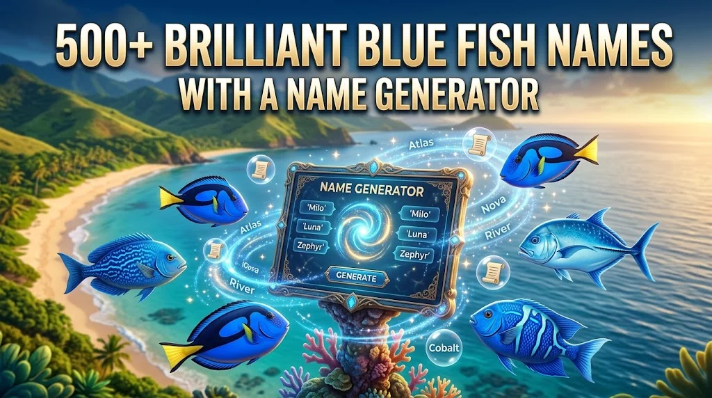 blue fish names