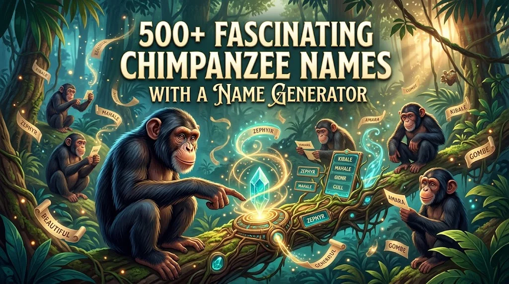 chimpanzee names