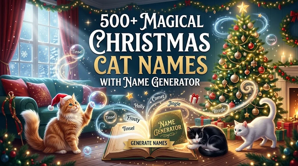 christmas cat names