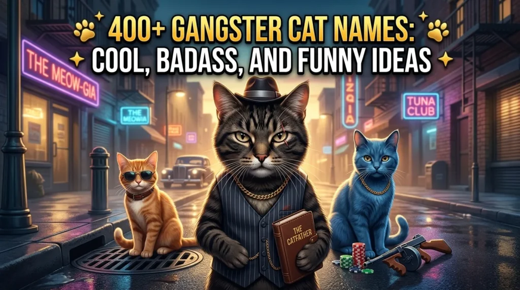 gangster cat names