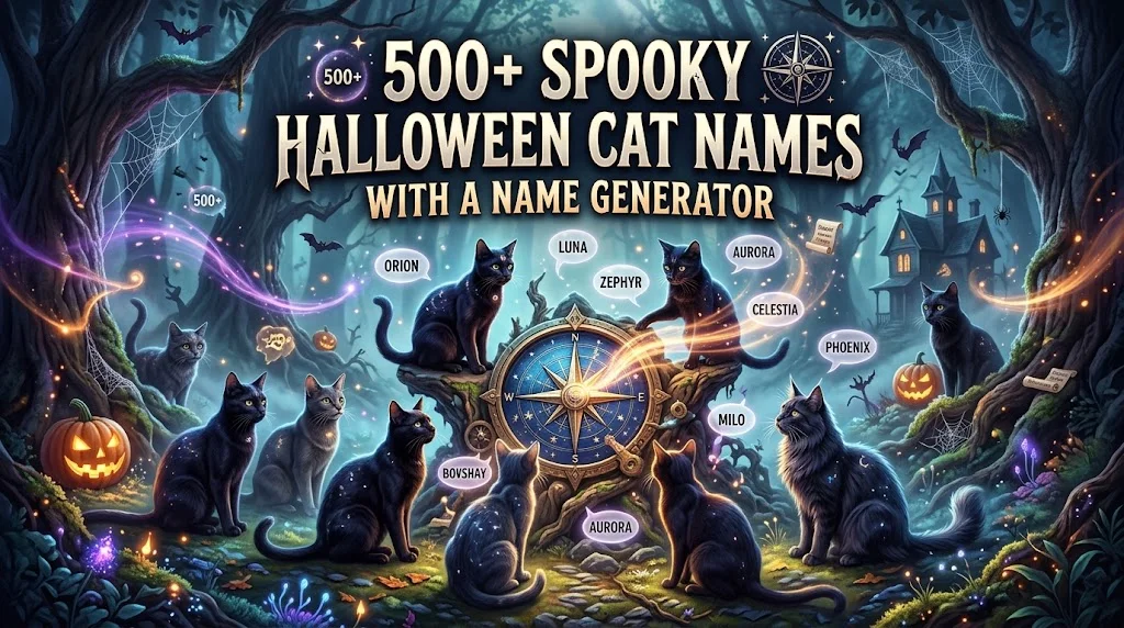 halloween cat names