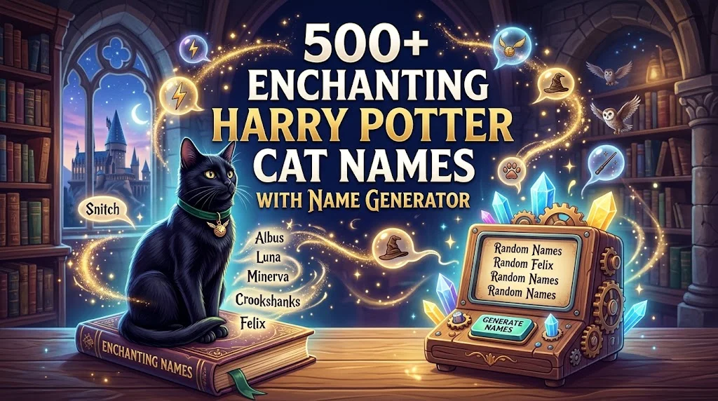 harry potter cat names