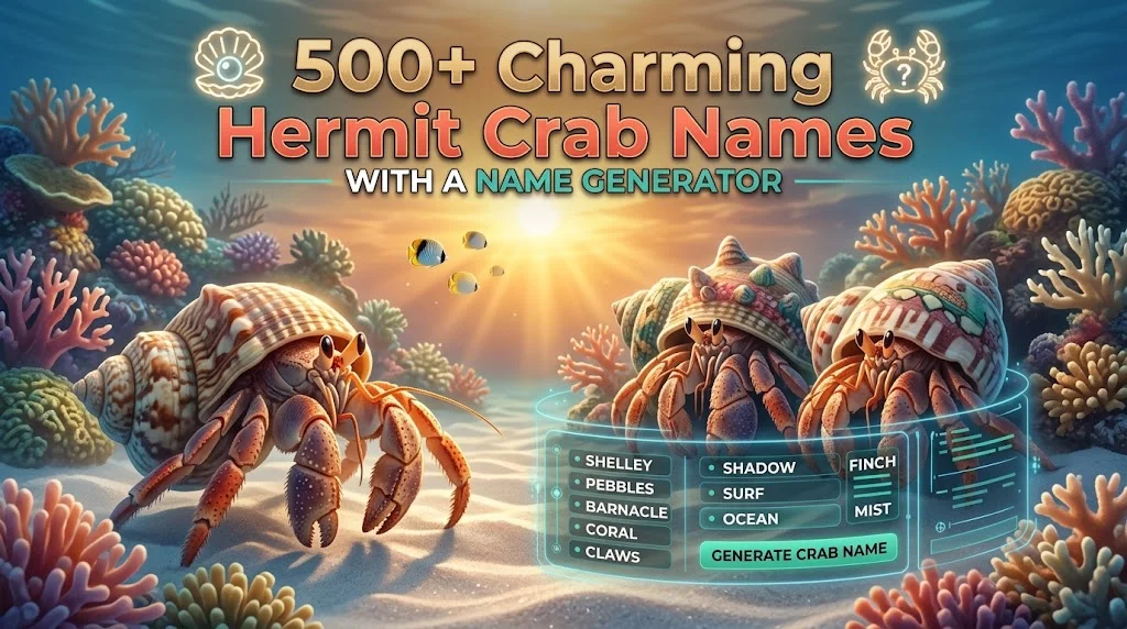 hermit crab names