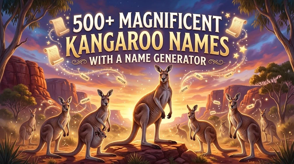 kangaroo names