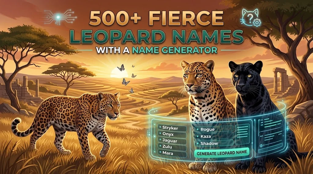 leopard names