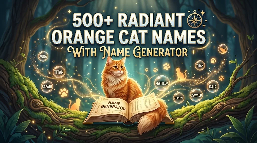 orange cat names