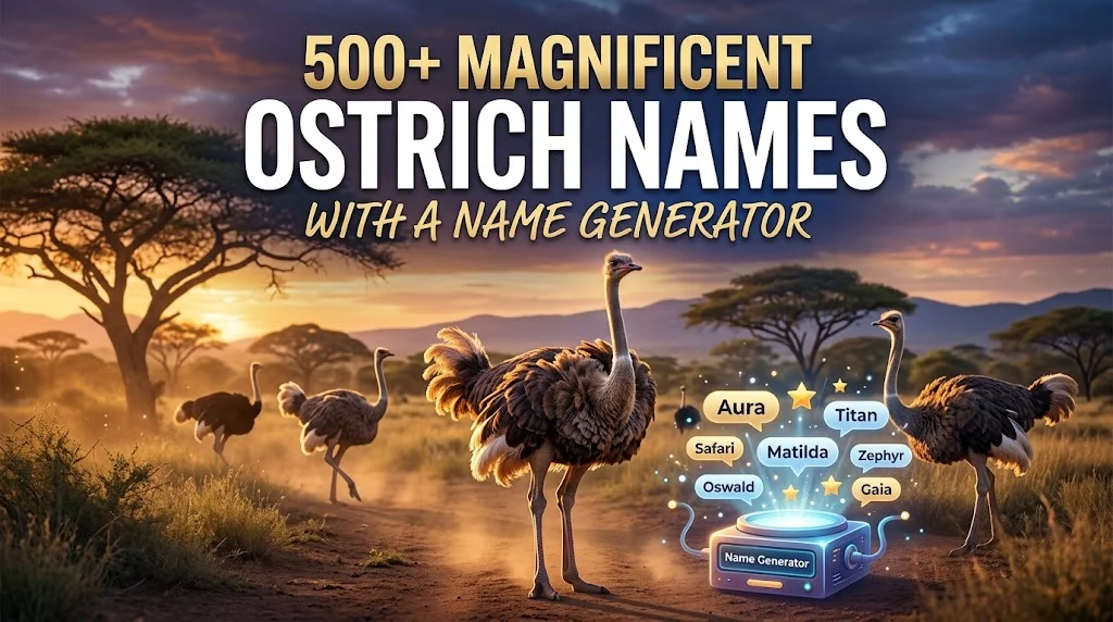 ostrich names