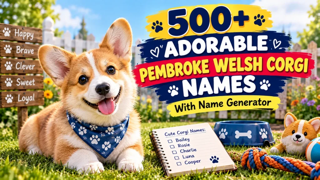 welsh corgi names
