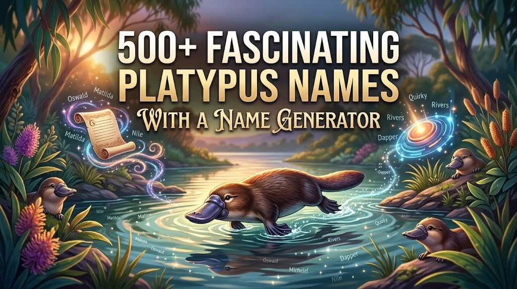 platypus names