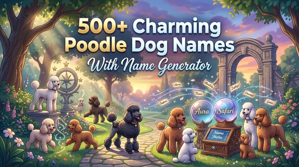 poodle dog names