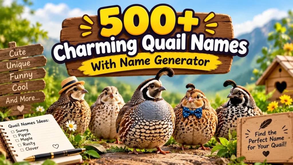 quail names
