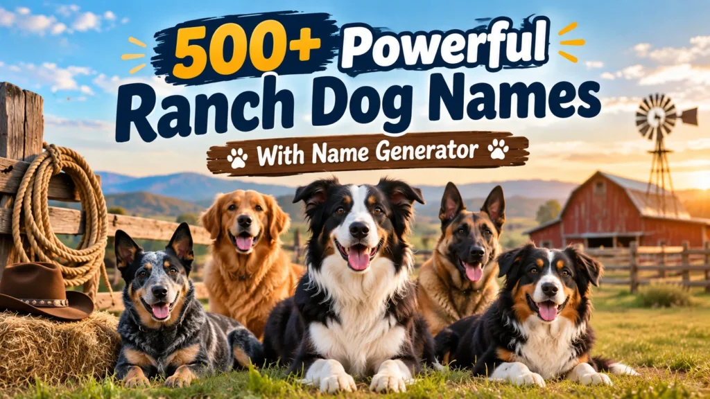 ranch dog names