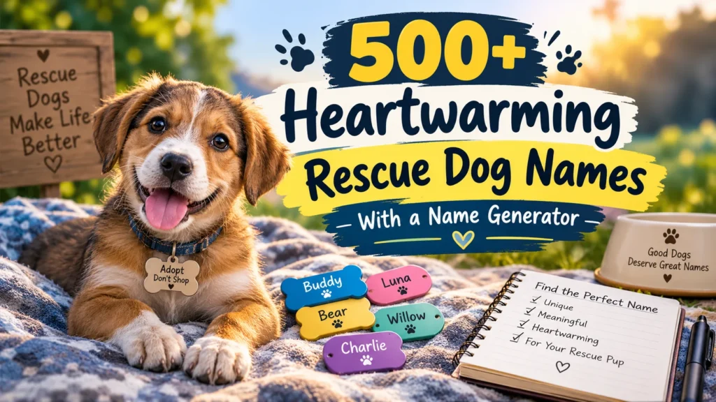 rescue dog names