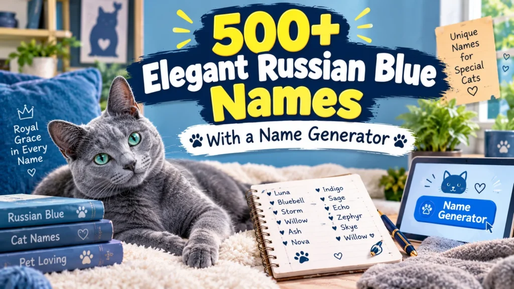 russian blue names