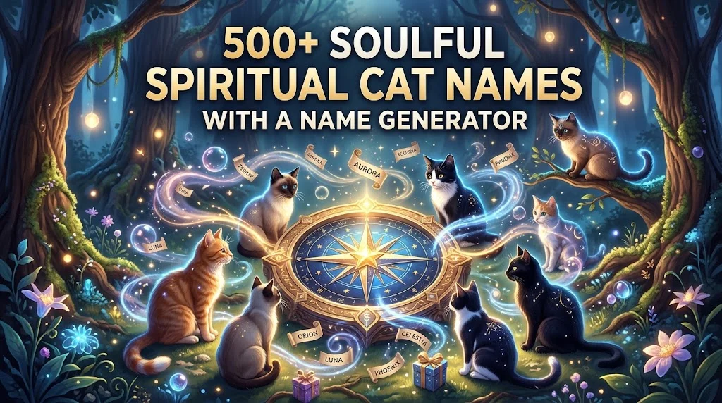 spiritual cat names