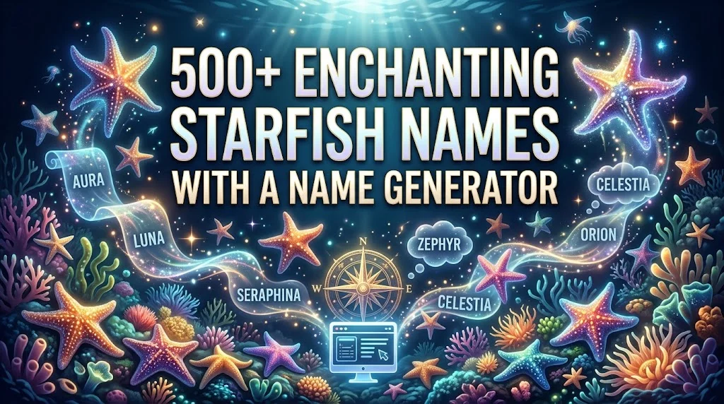 starfish names