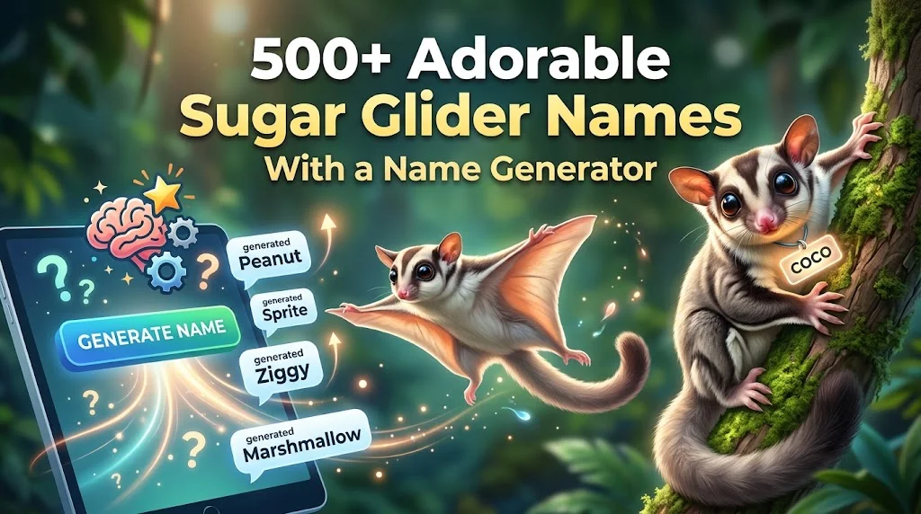 sugar glider names