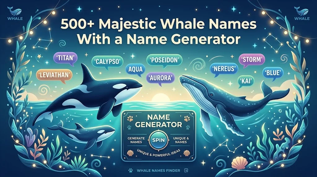 whale names