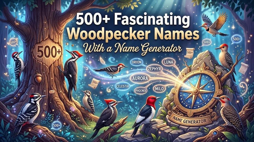 woodpecker names