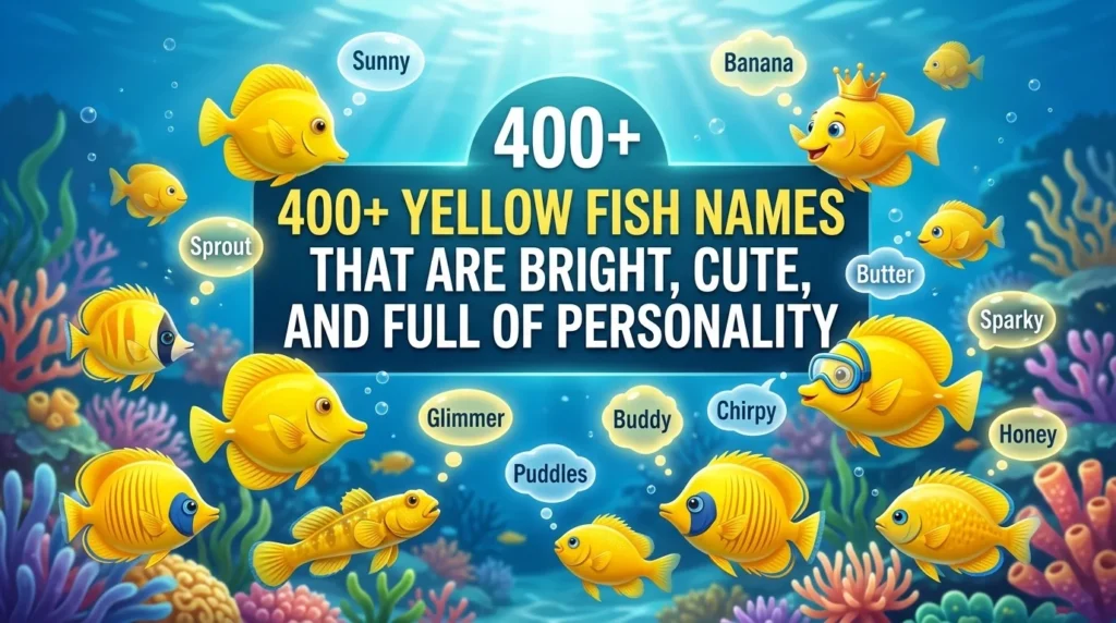 yellow fish names